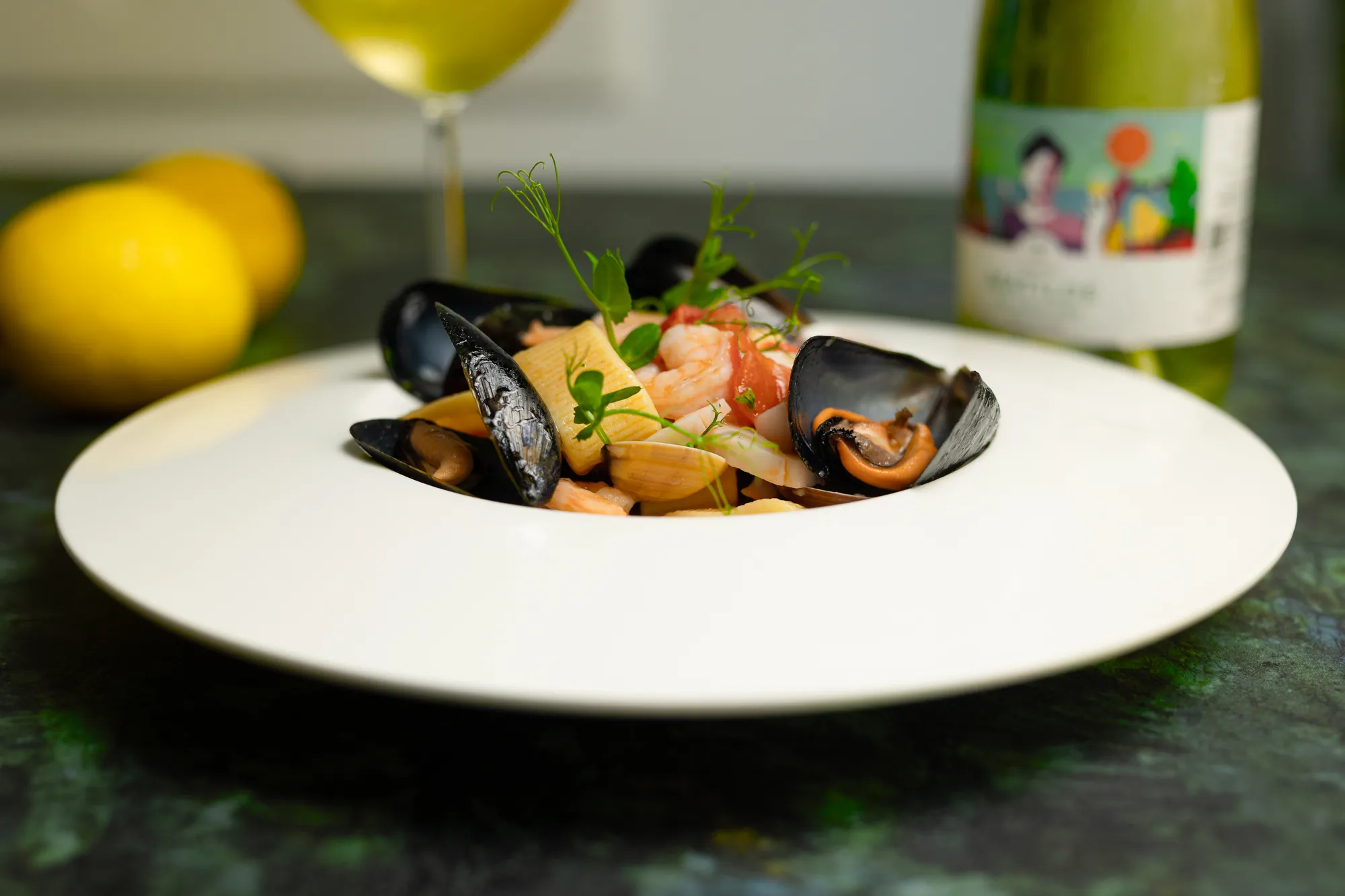 Calamarata con frutti di mare